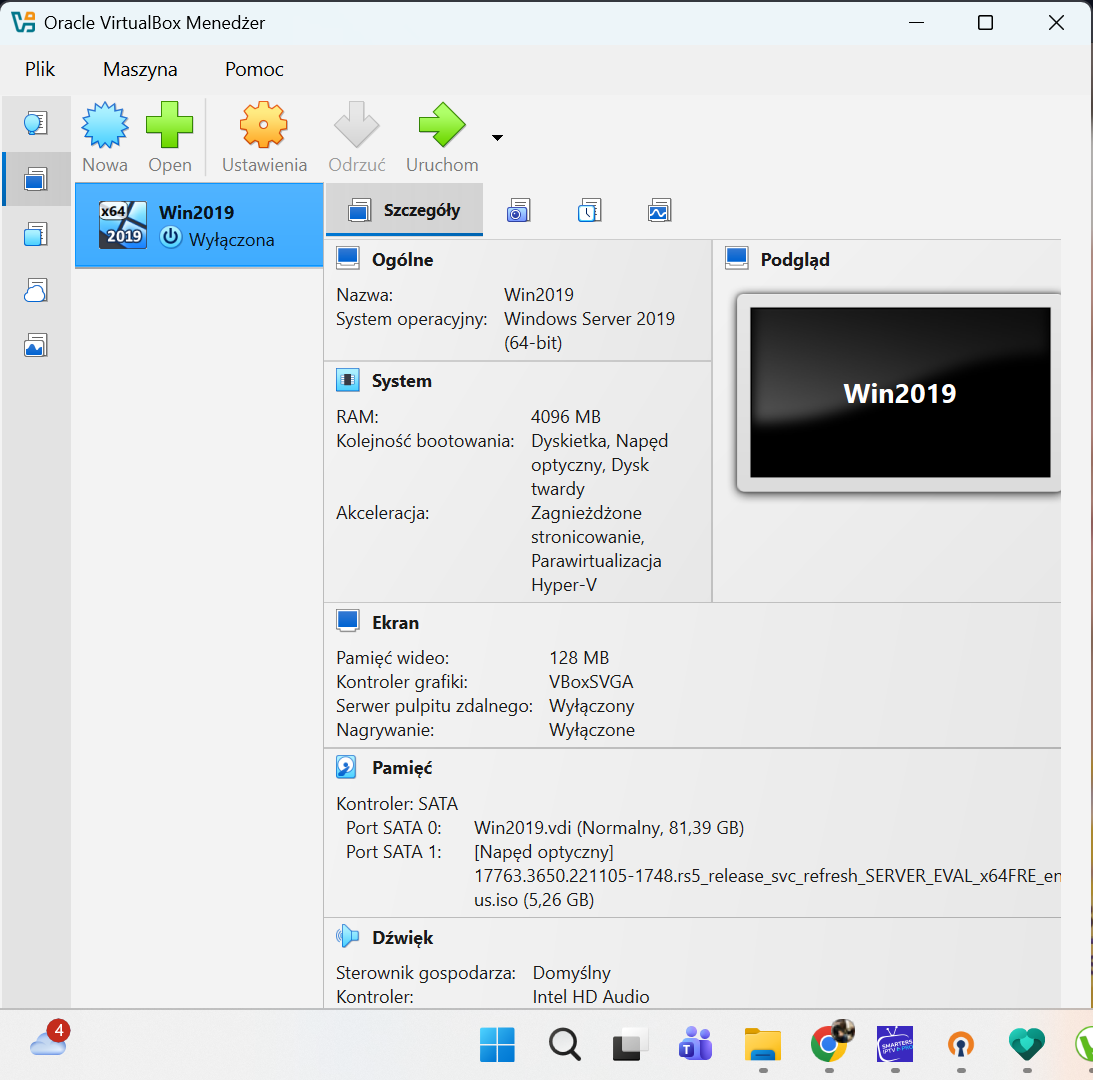 Instalacja Windows Server