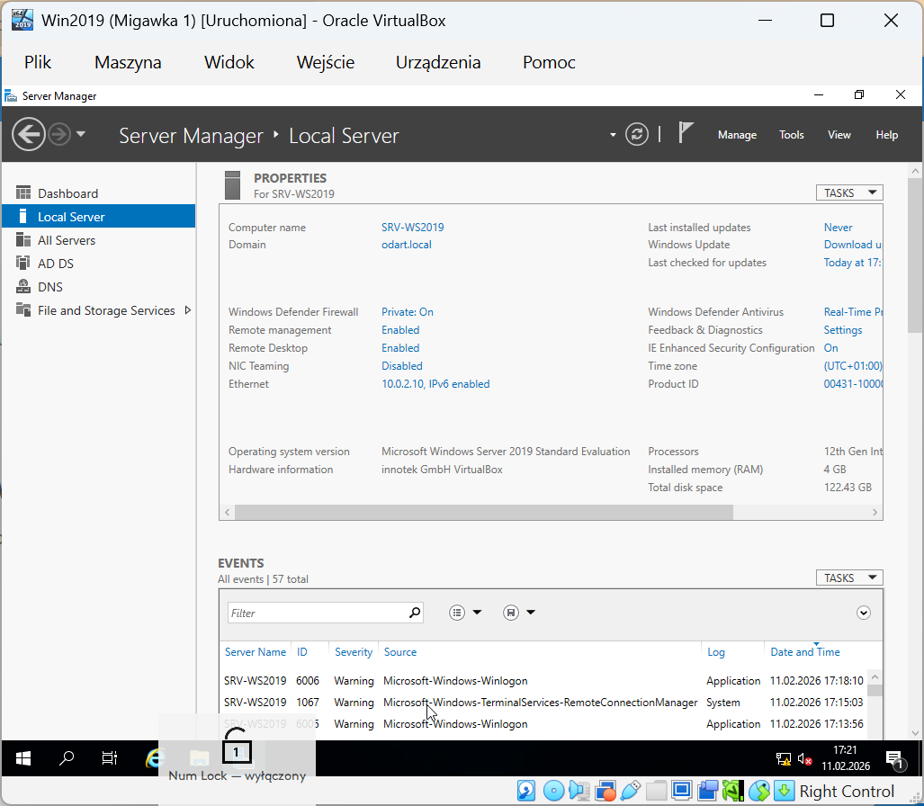 Co zmienia się po instalacji Active Directory