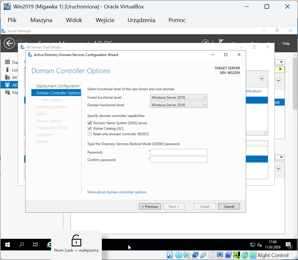 Ekran Domain Controller Options