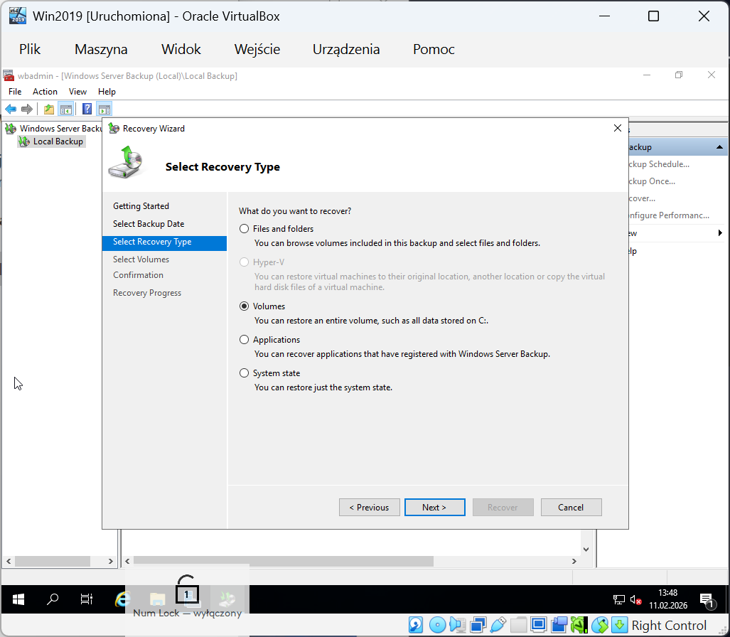 Odzyskiwanie po awarii